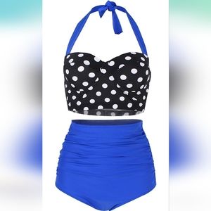 1950s Pin Up Inspired Bathing Suit Bikini